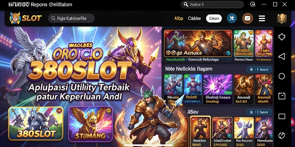 Tampilan utama 380SLOT menunjukkan pengalaman pengguna yang optimal.