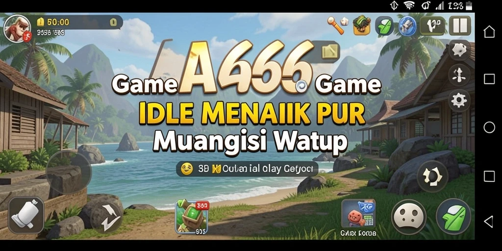Tampilan gameplay seru di AA666 dengan karakter yang beraksi otomatis.