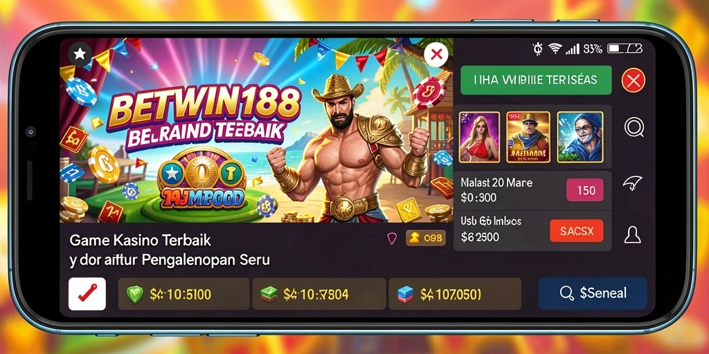 Screenshot BETWIN188 menampilkan gameplay Kasino yang seru dan interaktif.