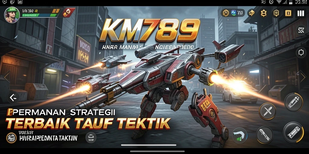 Tampilan gameplay menarik di KM789 dengan berbagai unit strategis.