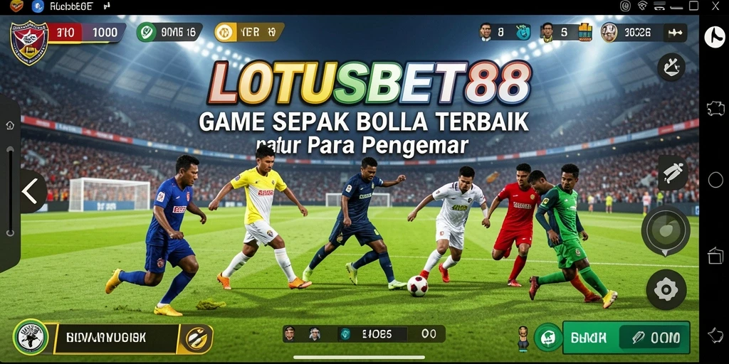 Gameplay LOTUSBET88 yang seru dan realistis saat pertandingan berlangsung.