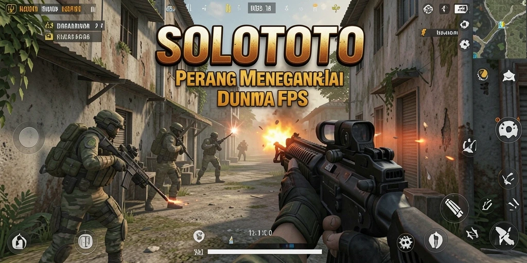 Gameplay mendebarkan dengan aksi tembak-menembak yang seru di SOLOTOTO.