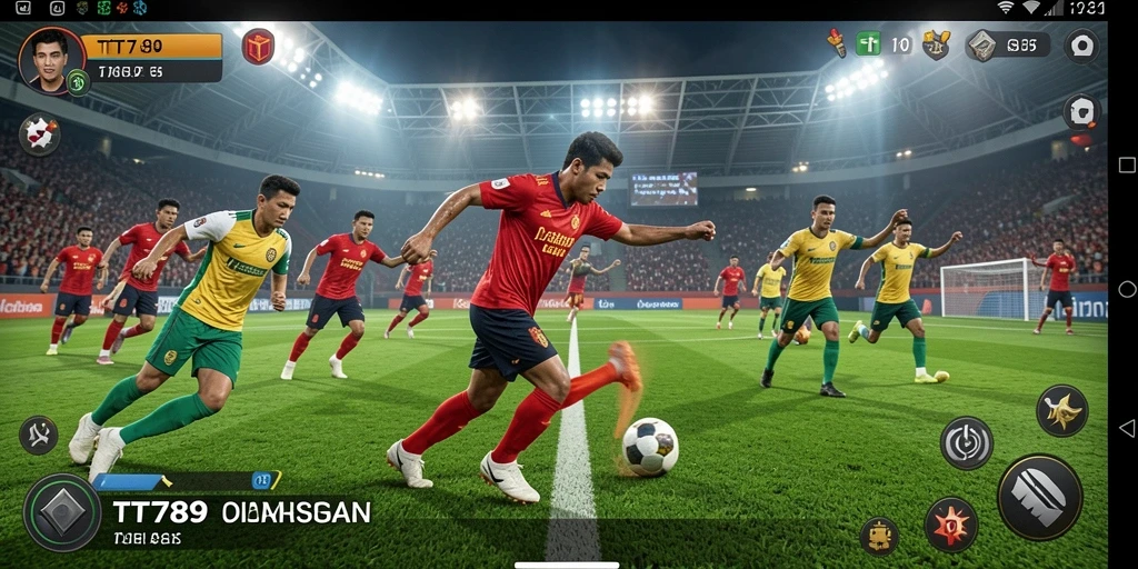 Screenshot TT789 menampilkan gameplay olahraga yang seru dan grafis yang memukau.