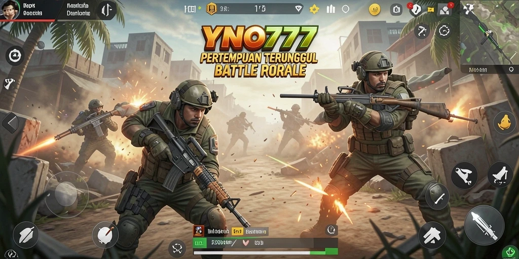 Gameplay seru YONO777 dalam pertempuran Battle Royale.